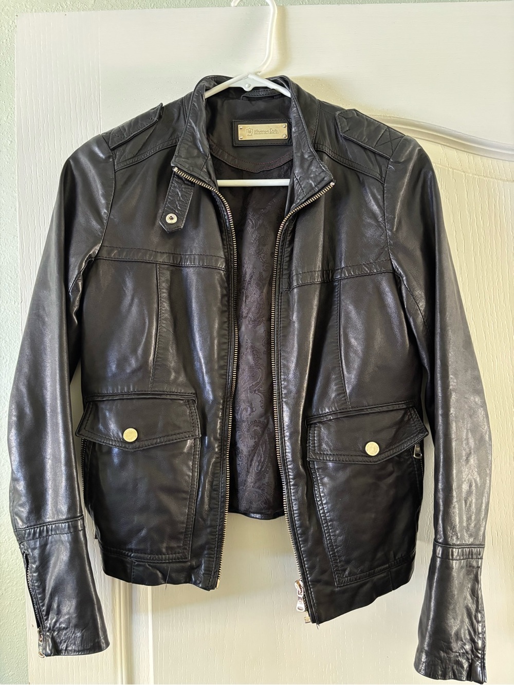 Massimo ditto leather jacket